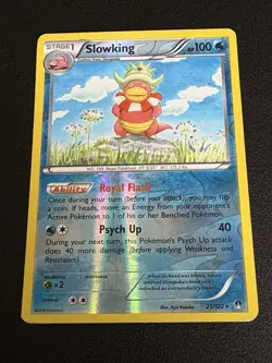 Pokemon Slowking Holo Card 21/122 Breakpoint Stage 1 Rare - Image 1