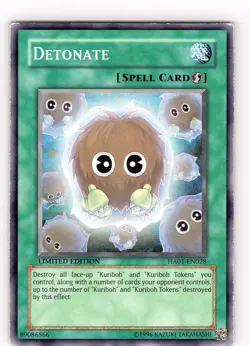 Yu-Gi-Oh TCG Detonate HA01-EN028 Limited Edition Super Rare Card Played LP - Image 1