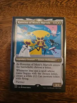 Katerina of Myra's Marvels (Showcase) Unfinity Foil Magic The Gathering MTG - Image 1