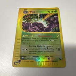 Muk Pokemon Card TCG ENG E-Series Aquapolis H17/H32 Holo Rare Vintage - Image 1