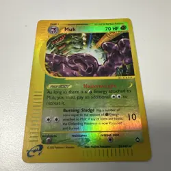Muk Pokemon Card TCG ENG E-Series Aquapolis H17/H32 Holo Rare Vintage - Image 4