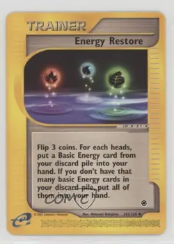 Energy Restore Pokemon e-Card Series Expedition #141 2002 wq8 - Image 1