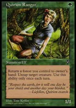 Quirion Ranger - Medium Play MTG Visions - Image 1