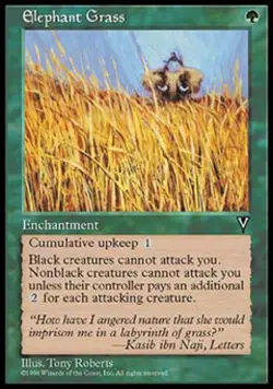 Elephant Grass - Medium Play MTG Visions - Image 1