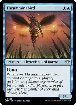Thrummingbird PL/MP, English MTG Commander Masters - Image 1