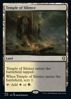 Temple of Silence NM, English MTG Commander Legends: Battle for Baldur's Gate - Image 1