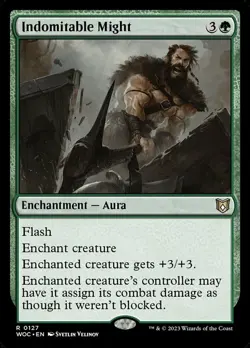 Indomitable Might NM, English MTG Commander: Wilds of Eldraine - Image 1