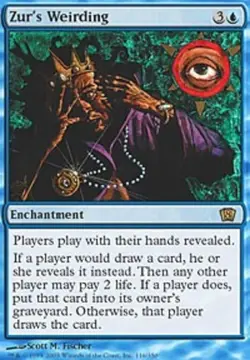 Zur's Weirding - Foil LP, English MTG 8th Edition - Image 1
