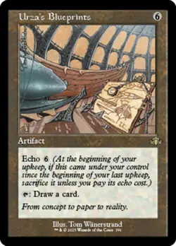 Urza's Blueprints - Retro Frame NM, English MTG Dominaria Remastered - Image 1