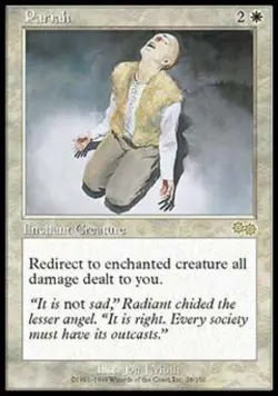 Pariah - Medium Play MTG Urza's Saga - Image 1