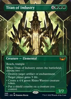 Titan of Industry - Borderless NM, English MTG New Capenna - Image 1