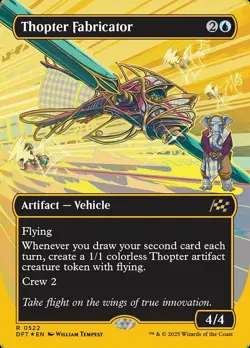 Thopter Fabricator - First-Place Foil - Borderless NM, English MTG Aetherdrift: - Image 1