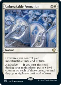 Unbreakable Formation NM, English MTG Innistrad: Midnight Hunt - Image 1