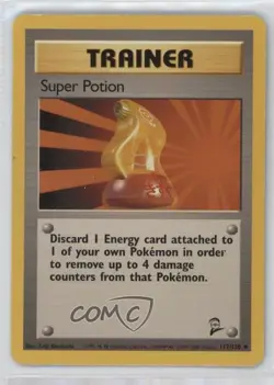 Super Potion Pokemon Base Set 2 #117 2000 wq8 - Image 1