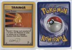 Super Potion Pokemon Base Set 2 #117 2000 wq8 - Image 3