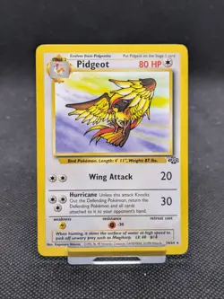 Pidgeot 24/64 Non Holo Jungle Set Rare Pokemon Card WOTC NM - Image 1