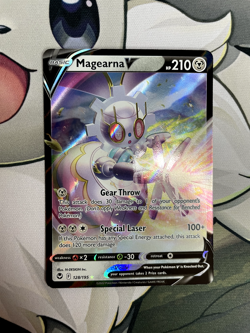 Pokemon TCG: Magearna V 128/195 Swsh12: Sword & Shield - Silver Tempest Holo - Image 1