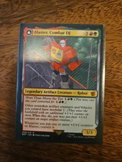 MTG Magic the Gathering Blaster, Combat DJ (8 /15) Transformers PSA 8 NM-MT - Image 1