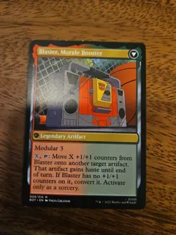 MTG Magic the Gathering Blaster, Combat DJ (8 /15) Transformers PSA 8 NM-MT - Image 2