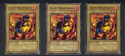 Yugioh Flame Manipulator LOB-016 Common Unlimited MP x3 - Image 1