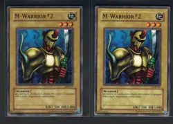 Yugioh M-Warrior #2 LOB-077 Common Unlimited LP x2 - Image 1