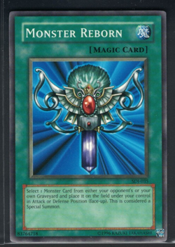 Yugioh Monster Reborn SDJ-035 Common Unlimited LP - Image 1