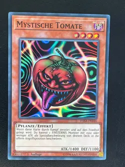 Mystische Tomate DASA-DE046 Super Rare Deutsch NM YUGIOH - Image 1