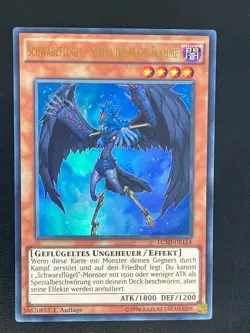 Schwarzflugel - Shura Die Blaue Flamme LC5D-DE114 Ultra Rare Deutsch NM YUGIOH - Image 1