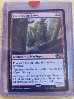 MTG - Conspicuous Snoop - Core Set 2021 - NM - English - Image 1
