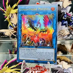 Yugioh Knightmare Phoenix MAMA-EN071 Ultra Rare 1st Ed Near Mint - Image 1