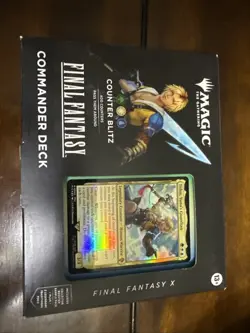 Magic MTG Final Fantasy X Counter Blitz Tidus Commander Deck Sealed - Image 1