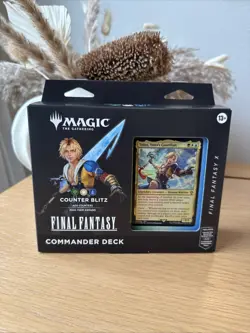 Magic MTG Final Fantasy X Counter Blitz Tidus Commander Deck Sealed - Image 1