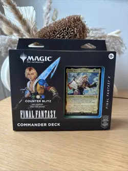 Magic MTG Final Fantasy X Counter Blitz Tidus Commander Deck Sealed - Image 1