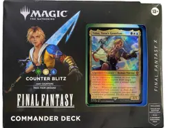 Magic MTG Final Fantasy X Counter Blitz Tidus Commander Deck Sealed - Image 1