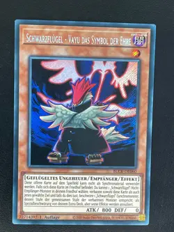 Schwarzflugel - Vayu Das Symbol Der Ehre BLCR-DE060 Secret Rare DE NM YUGIOH - Image 1