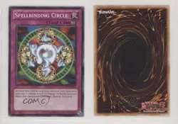 Spellbinding Circle Unlimited YuGiOh Yugi Moto Duelist Pack #DPYG-EN026 2009 gl9 - Image 3