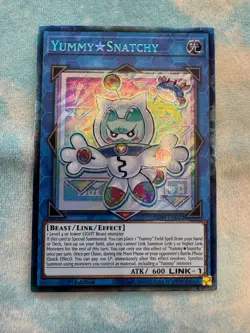 YUGIOH YUMMY SNATCHY COLLECTORS RARE 1ST NEAR MINT JUSH-EN022 - Image 1