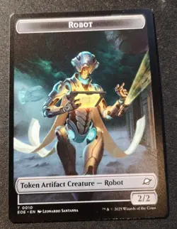 Robot / Tezzeret, Cruel Captain Token - EOE - MTG - EN - NM - 0010/0011 - Image 1