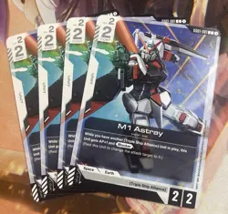 Gundam Card Game M1 Astray GD01-081 C Playset Of 4 New Type Rising - Image 1