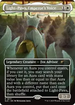 Light-Paws, Emperor's Voice - Near Mint MTG Secret Lair - Image 1