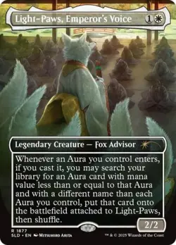 Light-Paws, Emperor's Voice - Near Mint MTG Secret Lair - Image 2