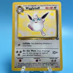 Wigglytuff 32/64 Non Holo Jungle Set Rare Pokemon Card WOTC LP EXCELLENT - Image 1
