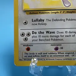 Wigglytuff 32/64 Non Holo Jungle Set Rare Pokemon Card WOTC LP EXCELLENT - Image 5