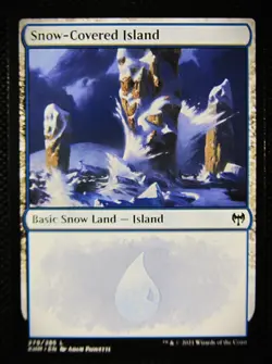 MTG Snow Covered Island 279 Land Kaldhiem - Image 1