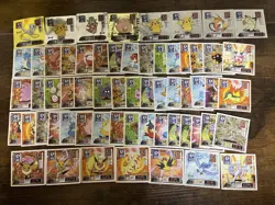 Set 61 Pikachu Pokemon Amada Hyper Sticker 2000 Vintage Nintendo Bandai Japanese - Image 2