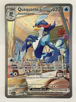 Quaquaval EX 260/193 Sv02: Paldea Evolved Special Illustration Rare Pokemon Card - Image 1
