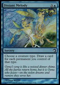Distant Melody -Foil Light Play MTG Premium Deck Series: Slivers - Image 1