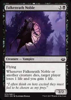 Falkenrath Noble -Foil Light Play MTG Modern Masters 2017 - Image 1