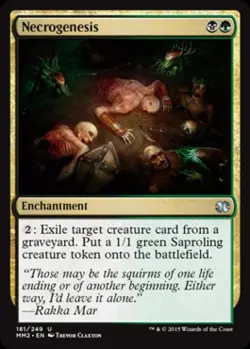 Necrogenesis -Foil Light Play MTG Modern Masters 2015 - Image 1