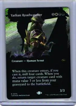 FOIL Borderless YATHAN ROADWATCHER mtg NM-M Tarkir Dragonstorm - Image 1
